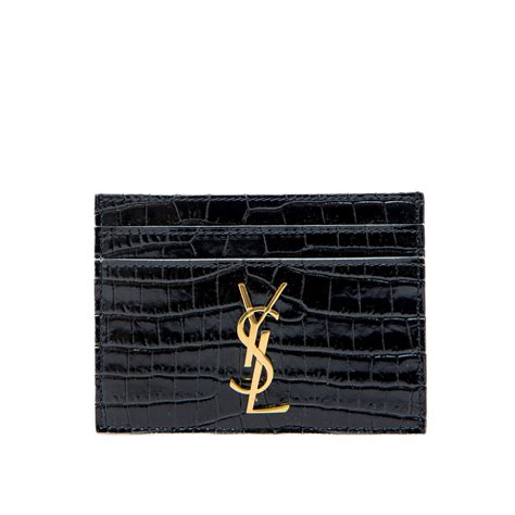 ysl porte cartes mono|Saint Laurent YSL (172Y) Mono Card Holder with .